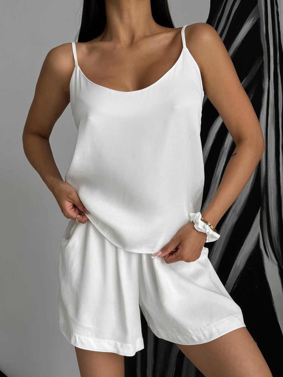 Camisole Satin Pajamas